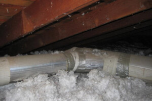 Insulation material like this may include asbestos asbestos in attic and wall insulation