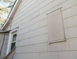 Some types of home siding material were manufactured using asbestos asbestos in home siding